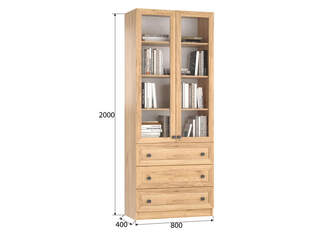 Шкаф книжный Ньютон 2.7