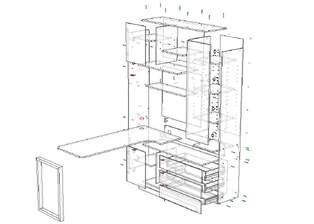 Компьютерный стол Дилар 6