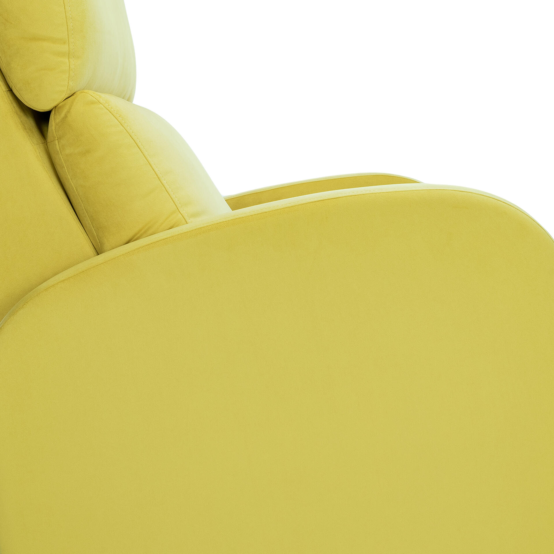 Кресло реклайнер желтого цвета купить в Москве