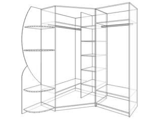 Шкаф угловой Комплект мебели - 10