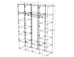 Шкаф распашной Скарлет