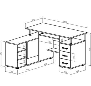 Компьютерный стол Арнес 7 МНР