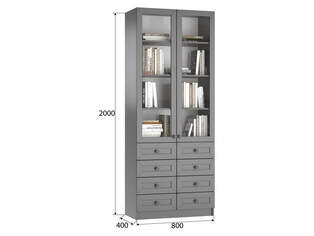 Книжный шкаф Ньютон 2.6