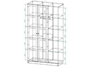 Шкаф распашной Ричи 6