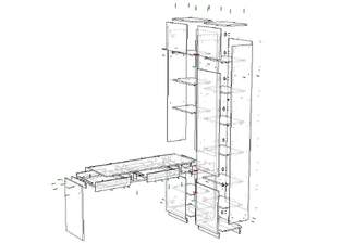 Компьютерный стол Дилар