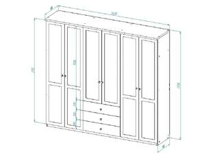 Шкаф распашной Софти 15