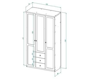 Шкаф распашной Софти 7