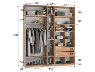 Шкаф распашной Тайлер 5