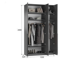 Шкаф распашной Лорена Пакс 4