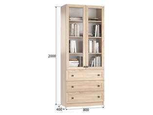 Шкаф книжный Ньютон 2.7