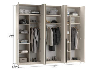 Шкаф распашной Лорена Пакс 12