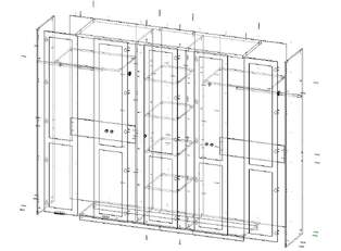 Шкаф распашной Софти - 10