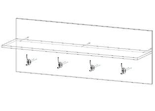 Вешалка Канзас 3