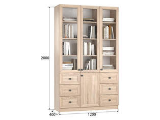 Книжный шкаф Ньютон 3.7