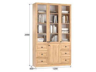 Книжный шкаф Ньютон 3.7