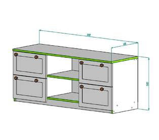 Тумба под ТВ Берг 4