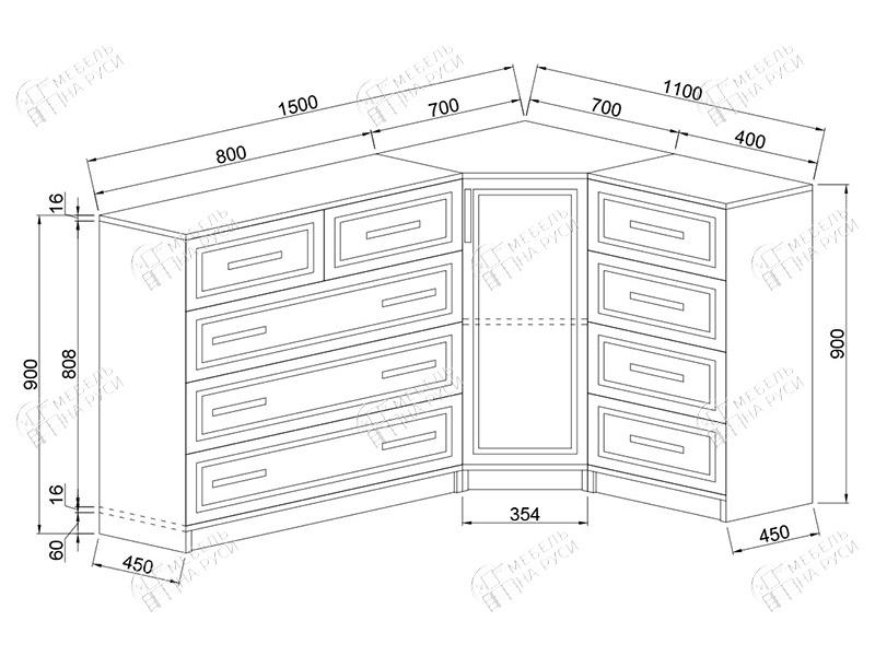 Чертежи комодов
