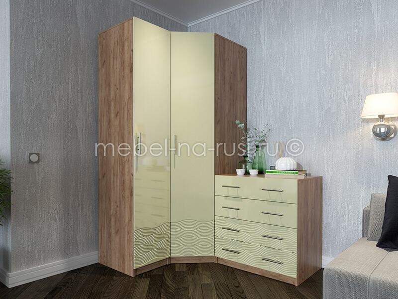 Шкаф угловой Меркурий люкс 5Ф