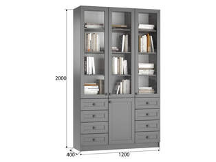 Книжный шкаф Ньютон 3.8