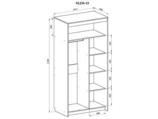 Шкаф купе Балу МДМ 15К