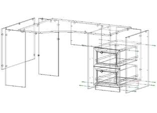 Компьютерный стол Канзас 2