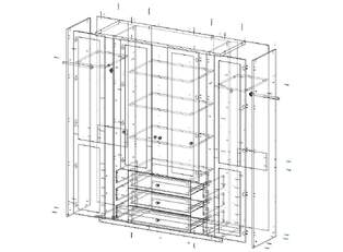 Шкаф распашной Софти 18