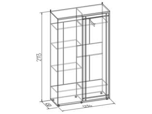 Шкаф купе Шерлок 303